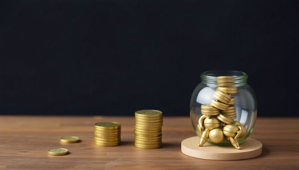 чтобы достичь финансовой цели - иллюстрация