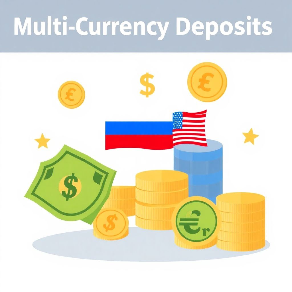 Мультивалютные вклады помогают снизить риски за счет валютной диверсификации Мультивалютные вклады: диверсификация рисков